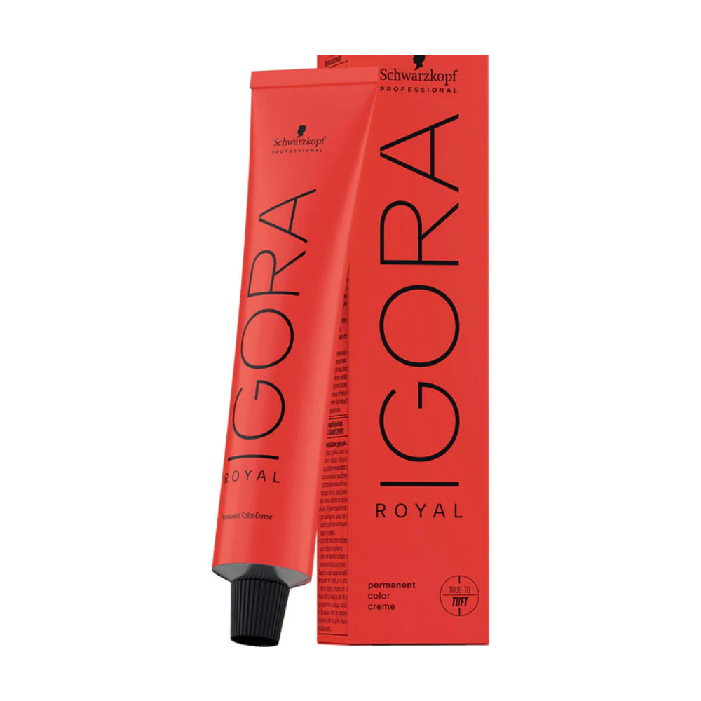 Coloração Igora Royal 7-45 Louro Médio Bege Fumê 60 g