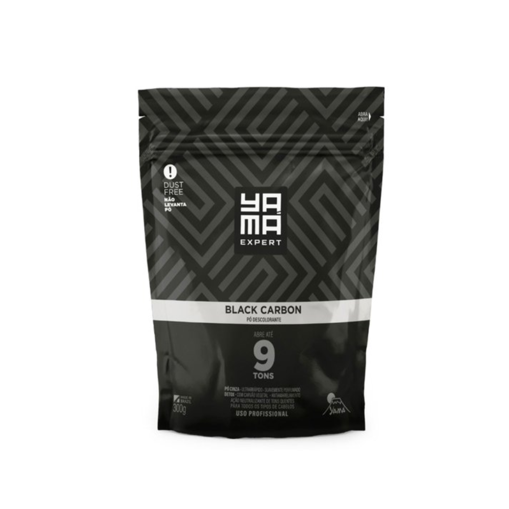 Pó Descolorante Yamá Black Carbon Refil 300 g