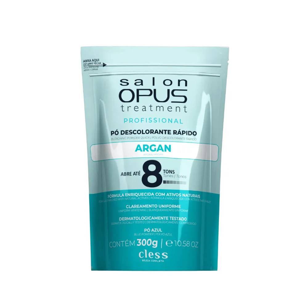 Pó Descolorante Salon Opus Profissional Argan 300 g