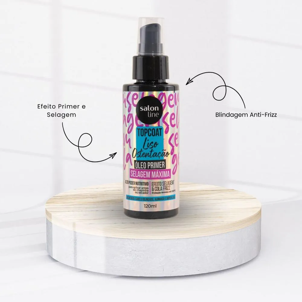 Óleo Primer Meu Liso Salon Line Liso Ostentação 120ml