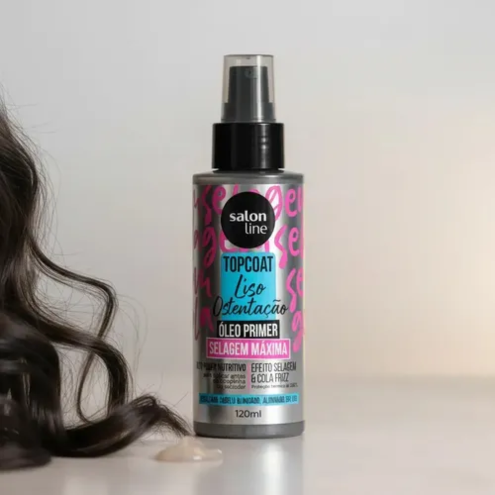 Óleo Primer Meu Liso Salon Line Liso Ostentação 120ml