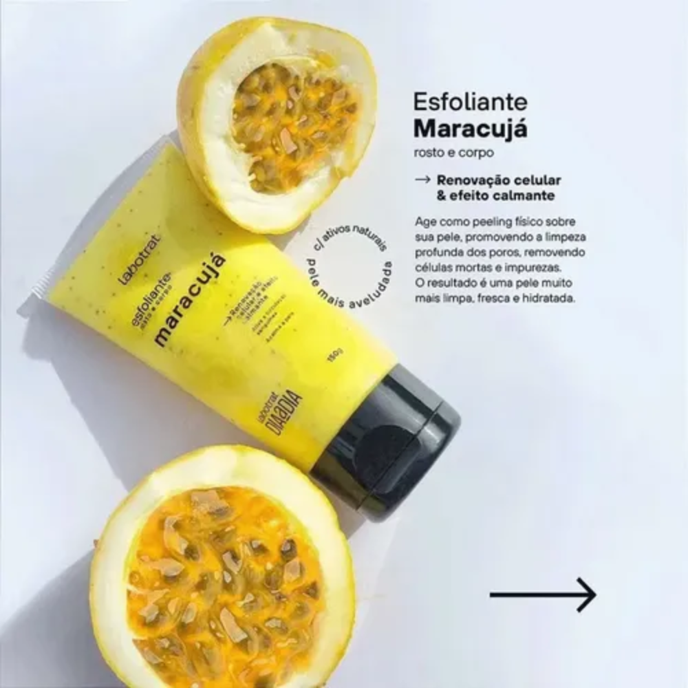 Kit Labotrat Esfoliante 150g + Hidratante 190g Maracujá