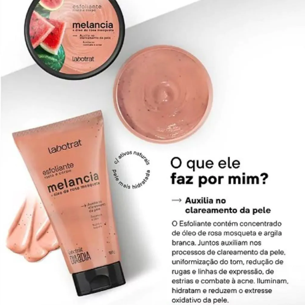 Kit Labotrat Esfoliante 150g + Hidratante 190g Melancia