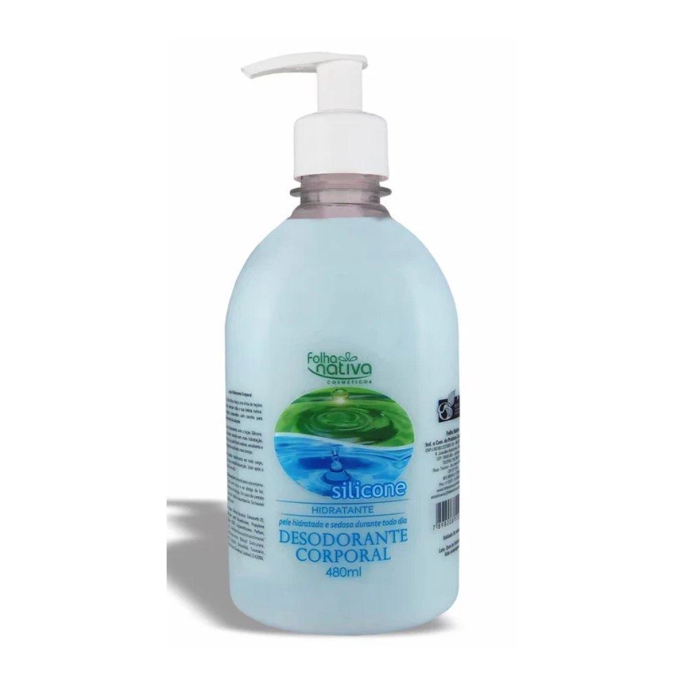 Loção Hidratante Corporal Folha Nativa Silicone 480 ml