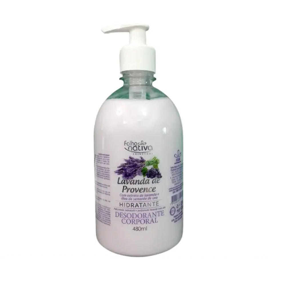 Loção Hidratante Corporal Folha Nativa Lavanda de Provence 480 ml