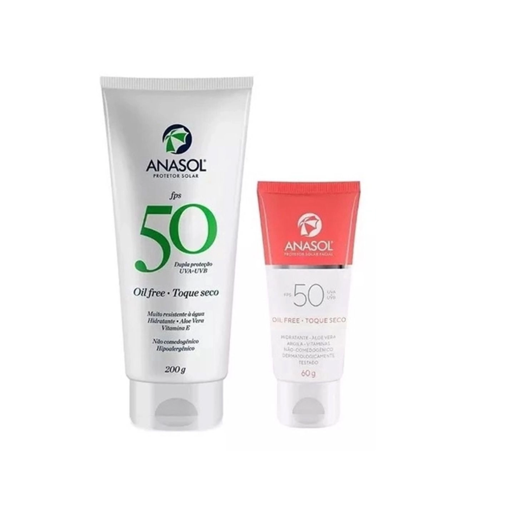 Kit Anasol FPS 50 Facial 60g + Corporal 200g