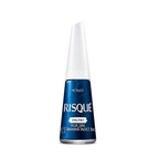 Esmalte Metálico Risqué Voltei!! Azul Hoje Sim, Amanhã Talvez 8ml