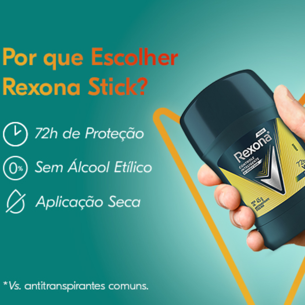 Desodorante Antitranspirante Stick Rexona Men V8 Dry 45 g