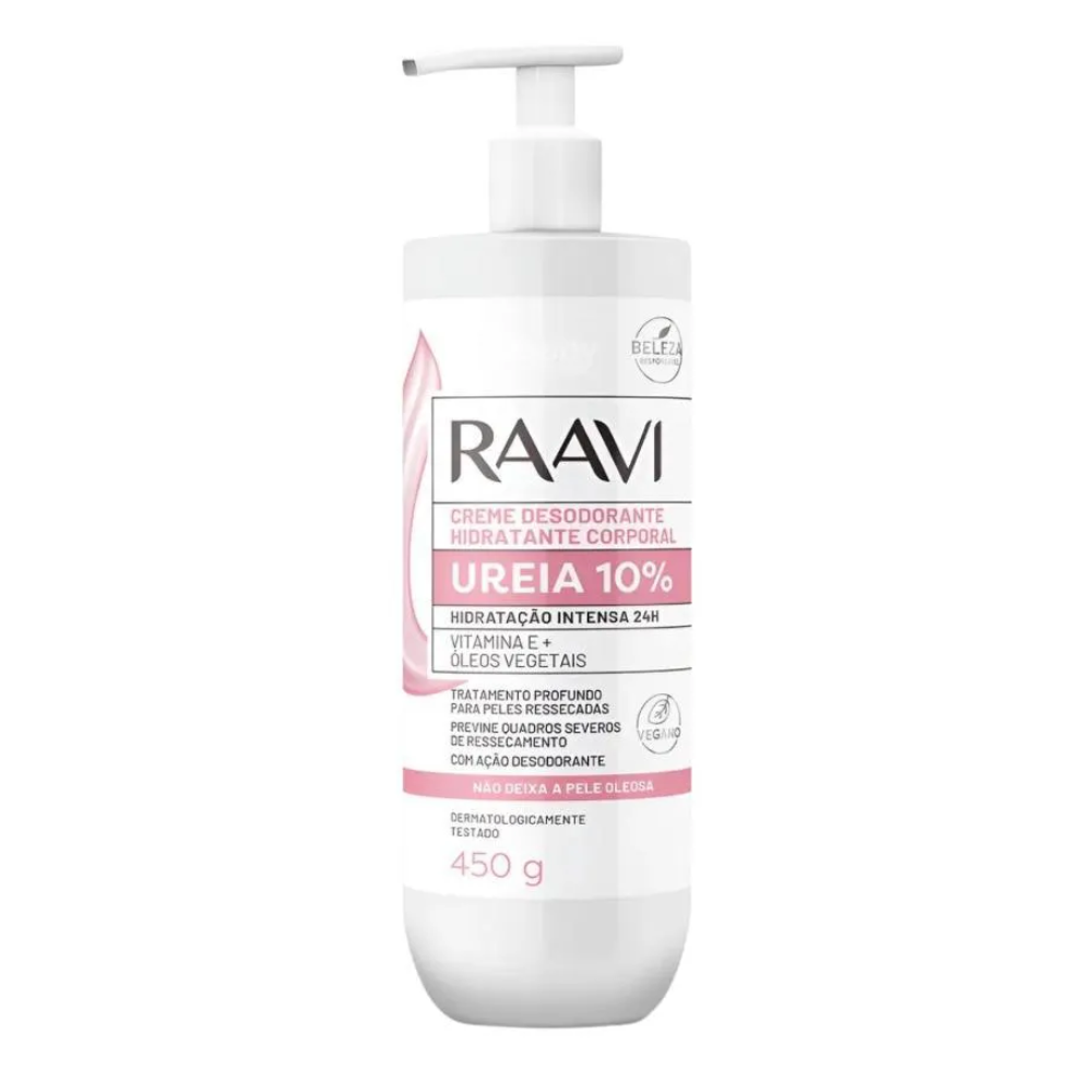 Hidratante Corporal Raavi Ureia 10% 450g