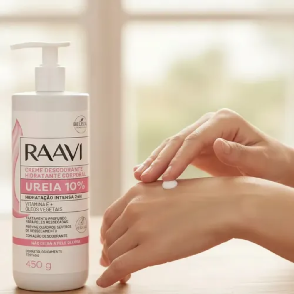 Hidratante Corporal Raavi Ureia 10% 450g