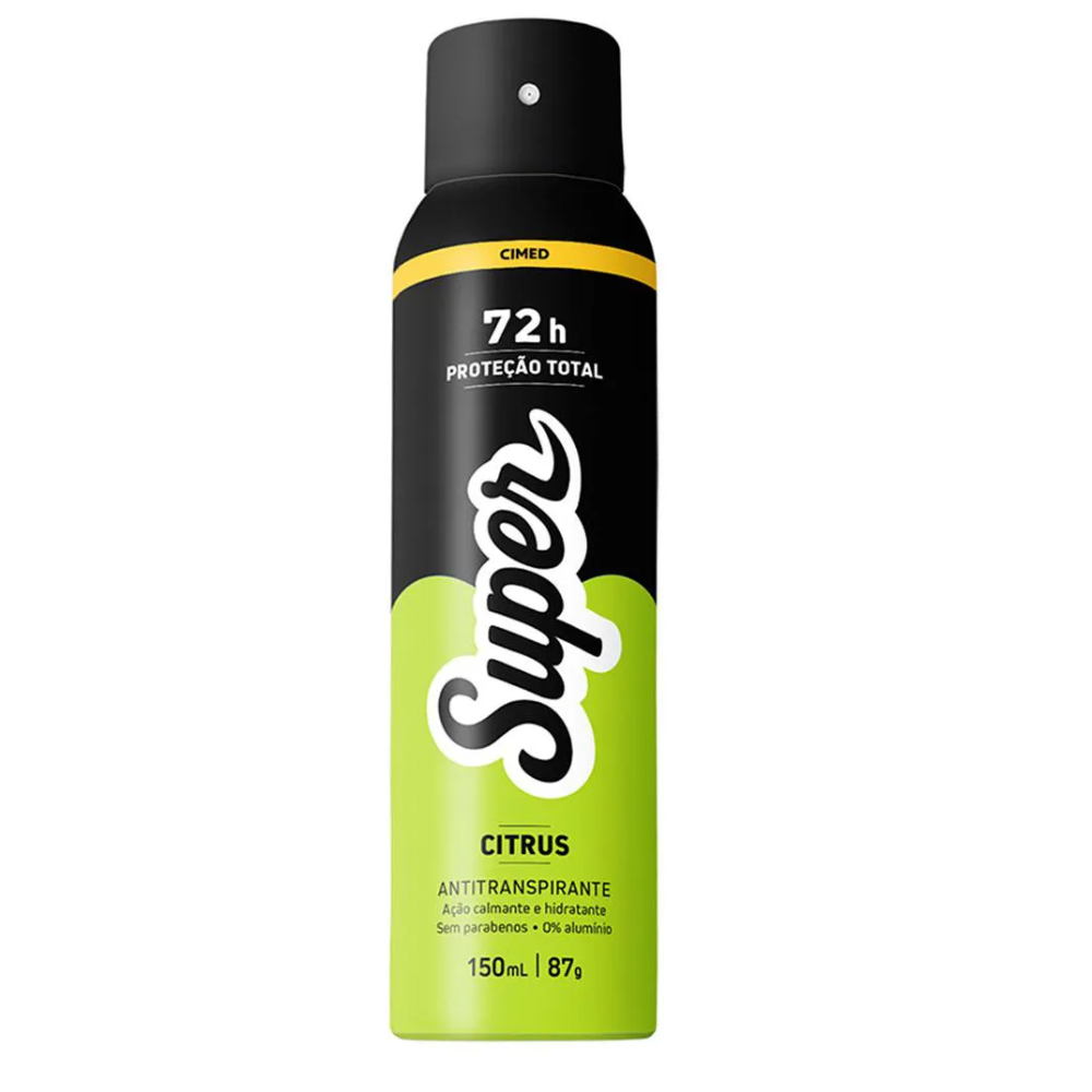 Desodorante Aerossol Cimed Super Citrus 250ml
