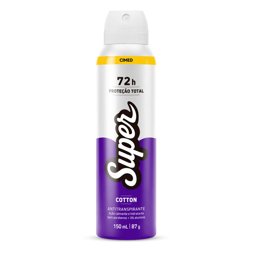 Desodorante Aerossol Cimed Super Cotton 250ml