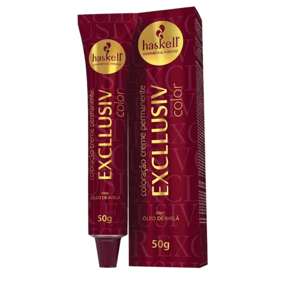 Coloração Creme Haskell Excllusiv Color 9.34 Louro Muito Claro Dourado Acobreado
