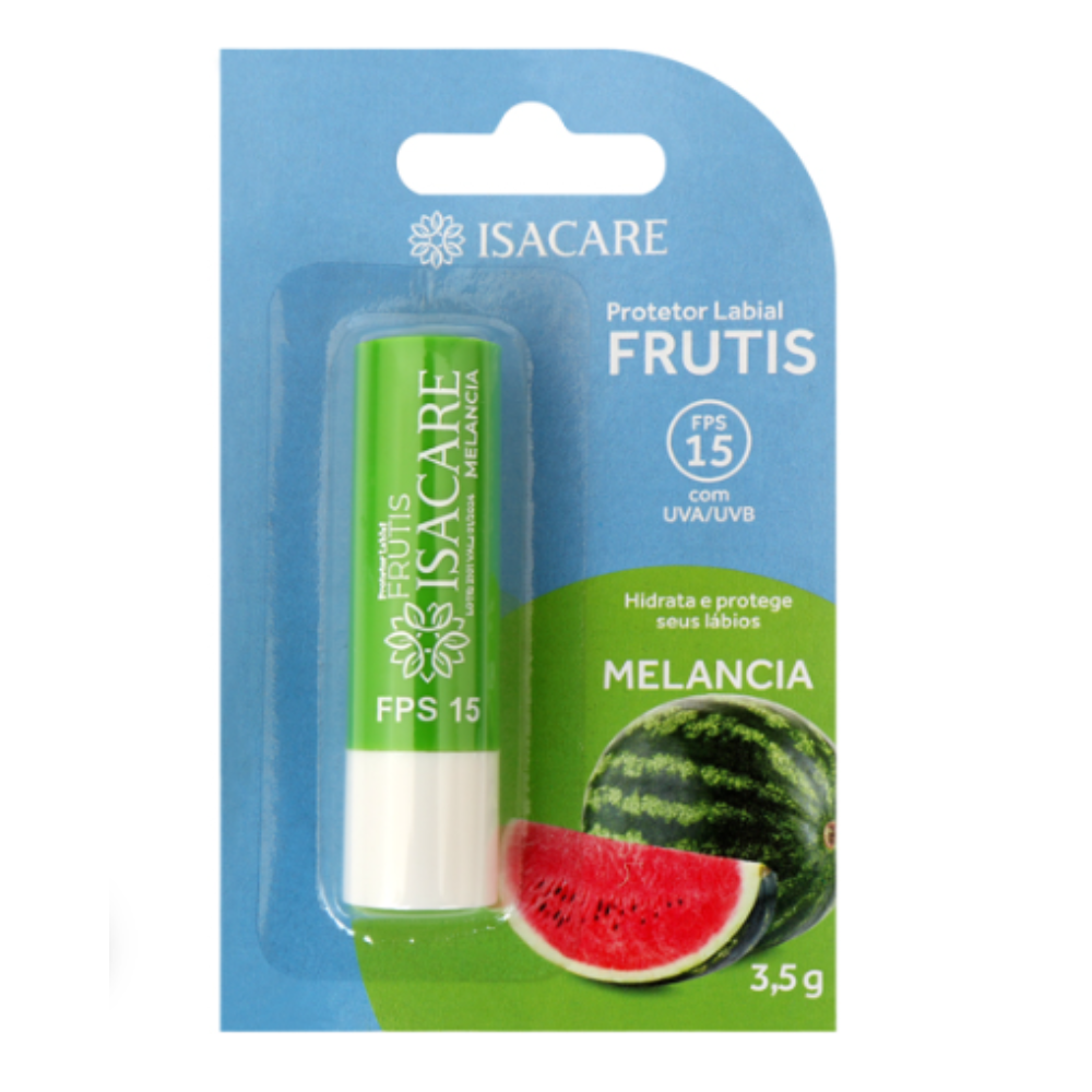 Protetor Labial Isacare FPS 15 Melancia 3,5g