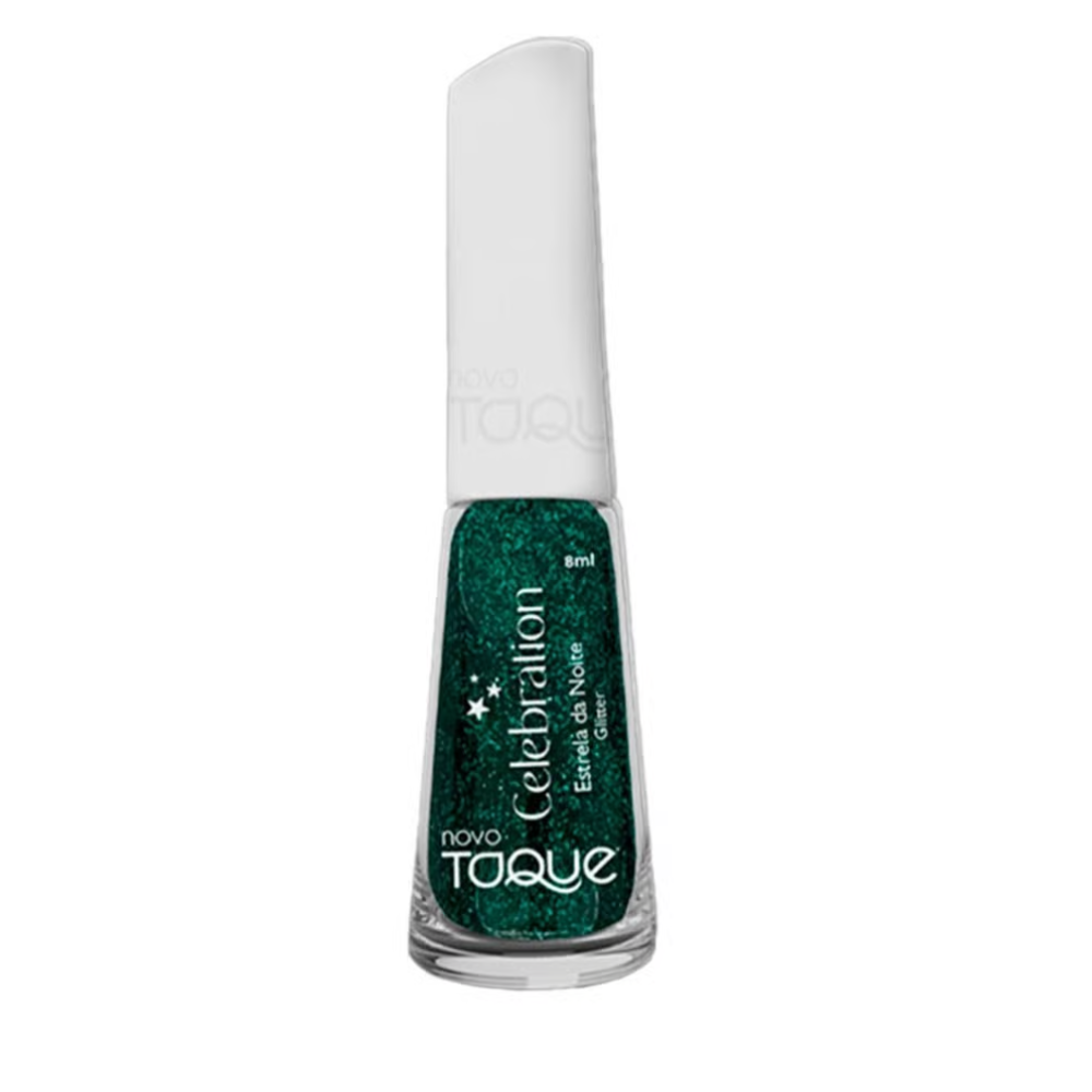 Esmalte Novo Toque Estrela da Noite Glitter 8ml
