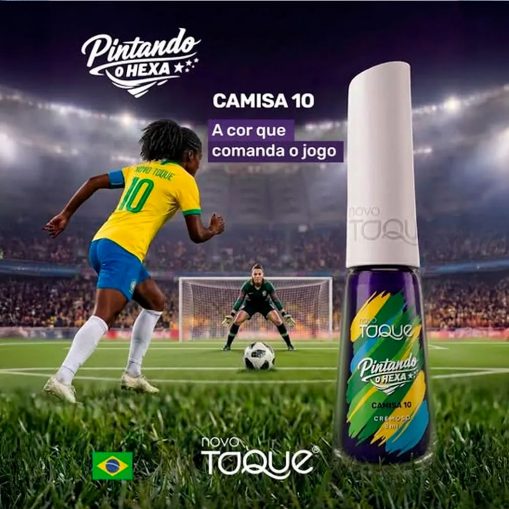 Esmalte Novo Toque Camisa 10 Cremoso 8ml