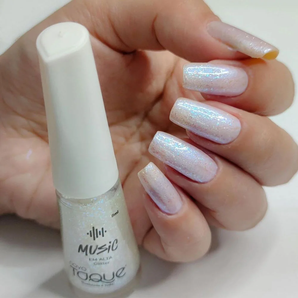 Esmalte Novo Toque Em Alta Glitter 8ml