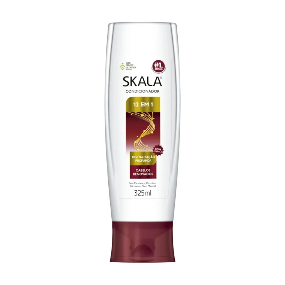 Kit Skala Shampoo 325ml + Condicionador 200ml 12 em 1