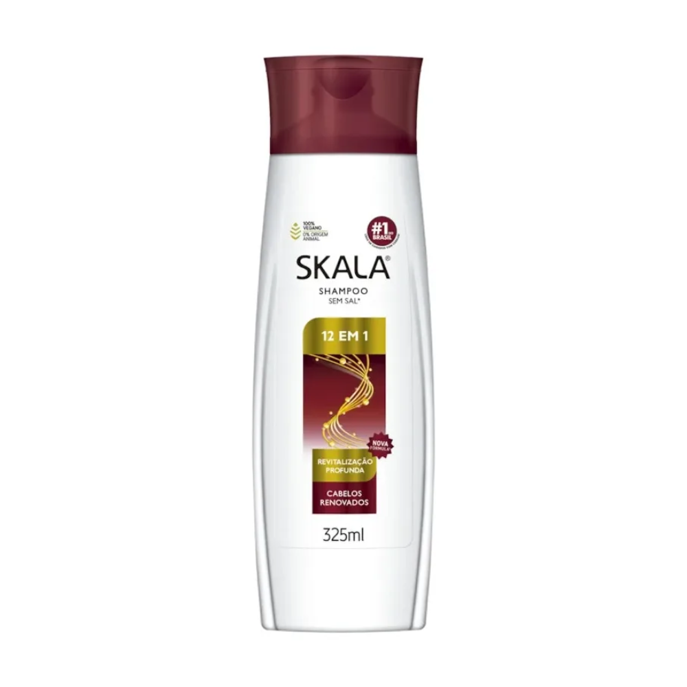 Kit Skala Shampoo 325ml + Condicionador 200ml 12 em 1