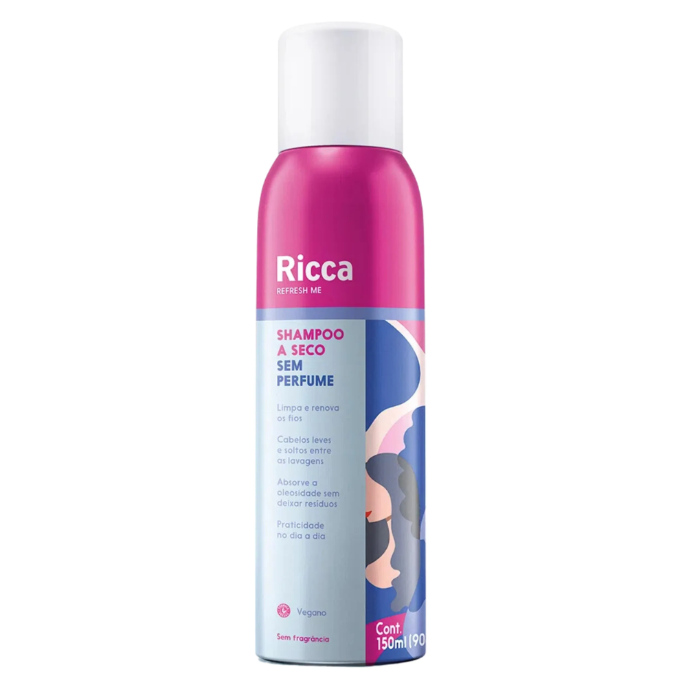 Shampoo a Seco Ricca Sem Perfume 150 ml