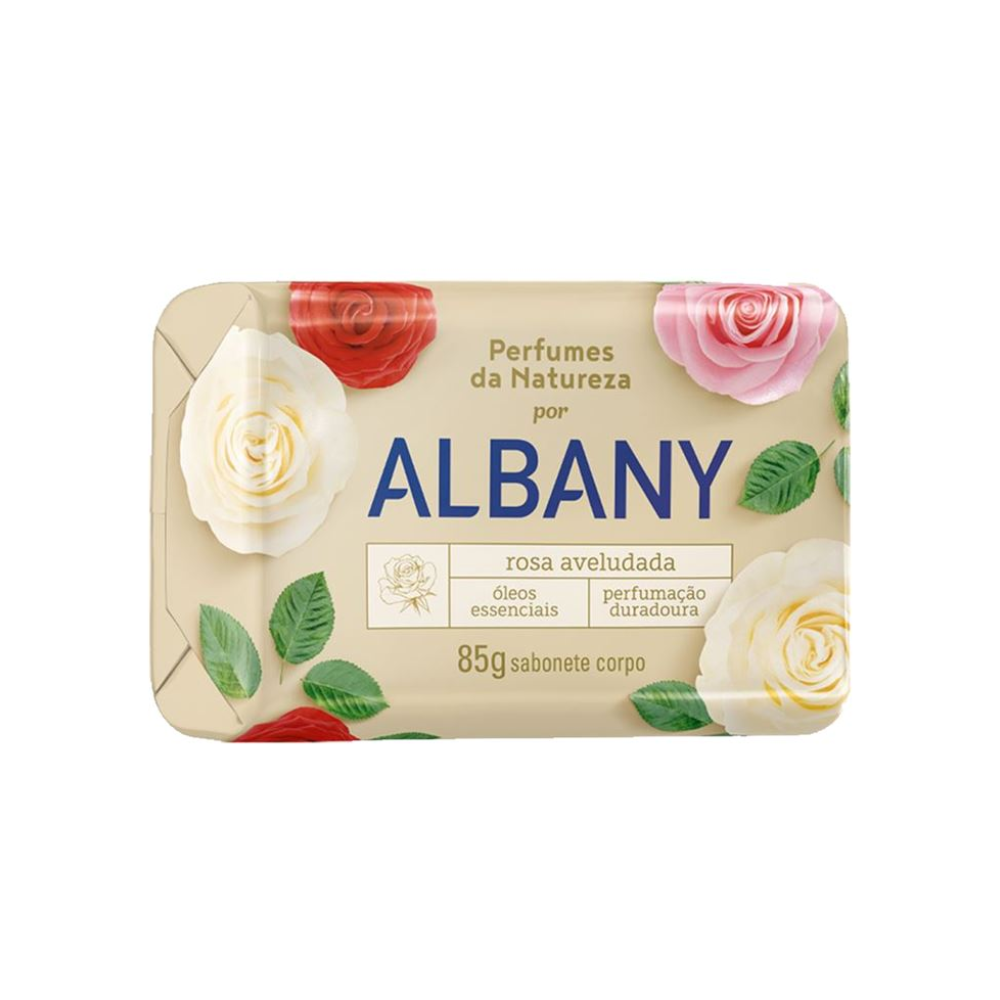 Sabonete Albany 85 g Perfume da Natureza Branco