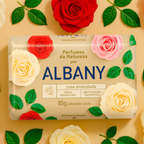 Sabonete Albany 85 g Perfume da Natureza Branco