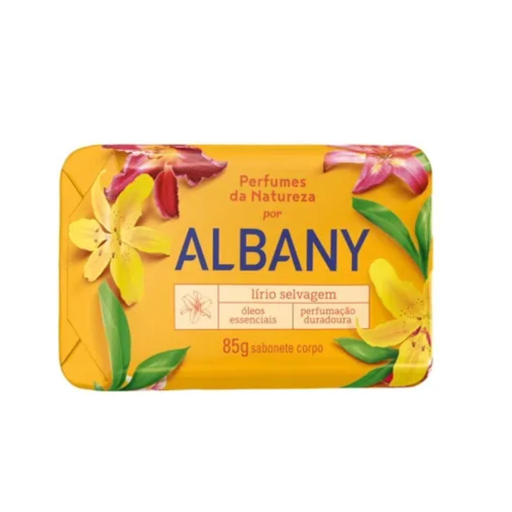 Sabonete Albany 85 g Perfume Natural Laranja
