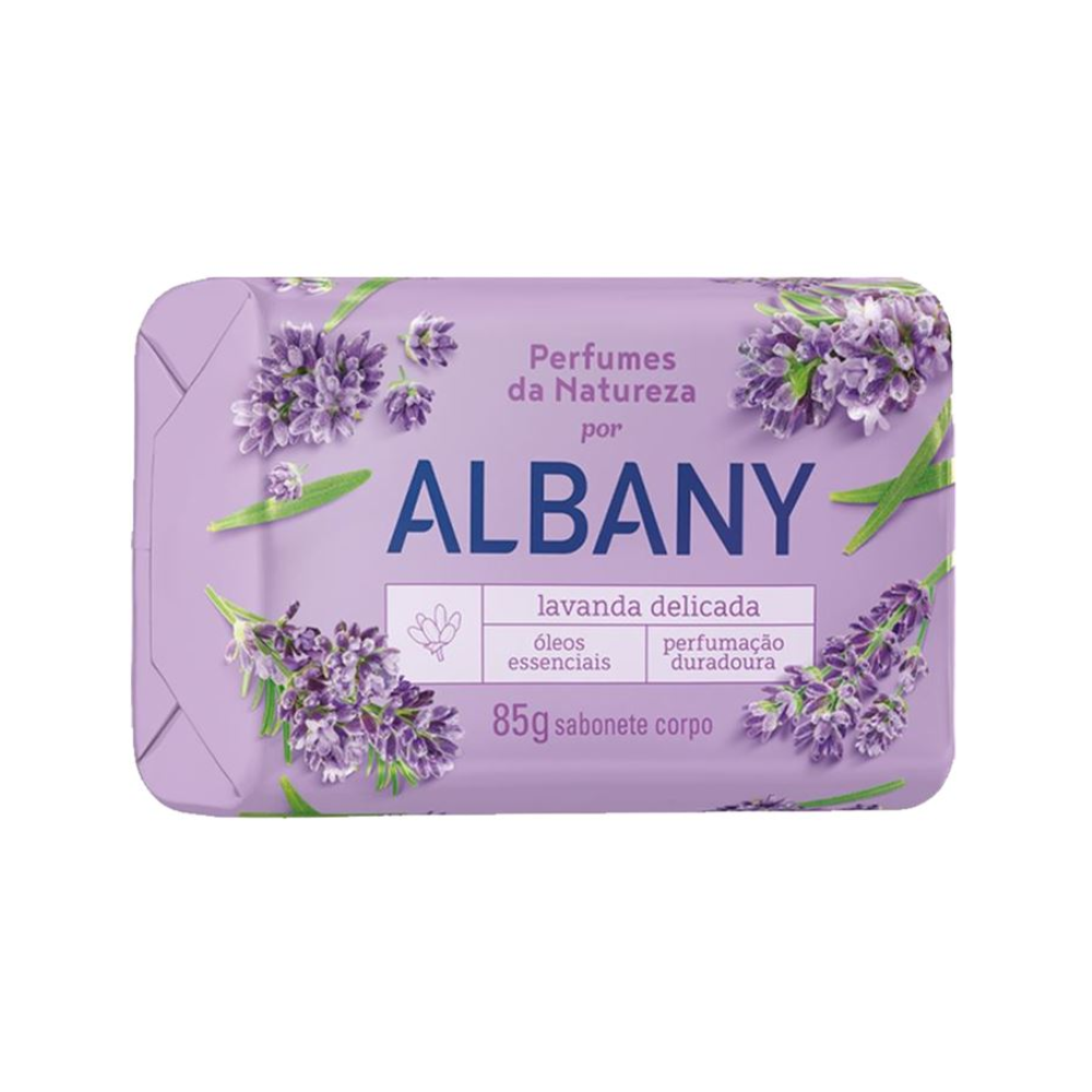 Sabonete Albany 85 g Perfume da Natureza Roxo