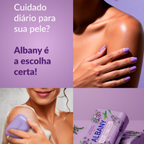 Sabonete Albany 85 g Perfume da Natureza Roxo