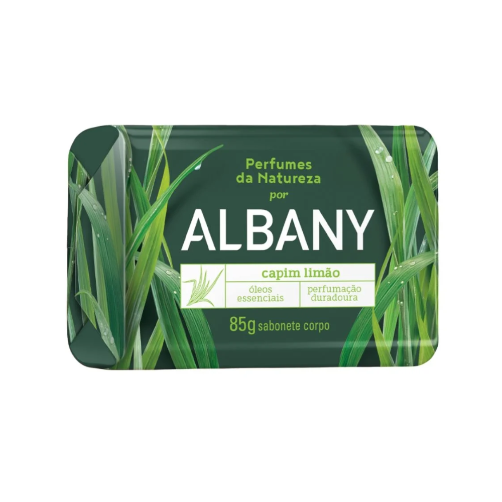 Sabonete em Barra Albany Perfume Capim 85 g