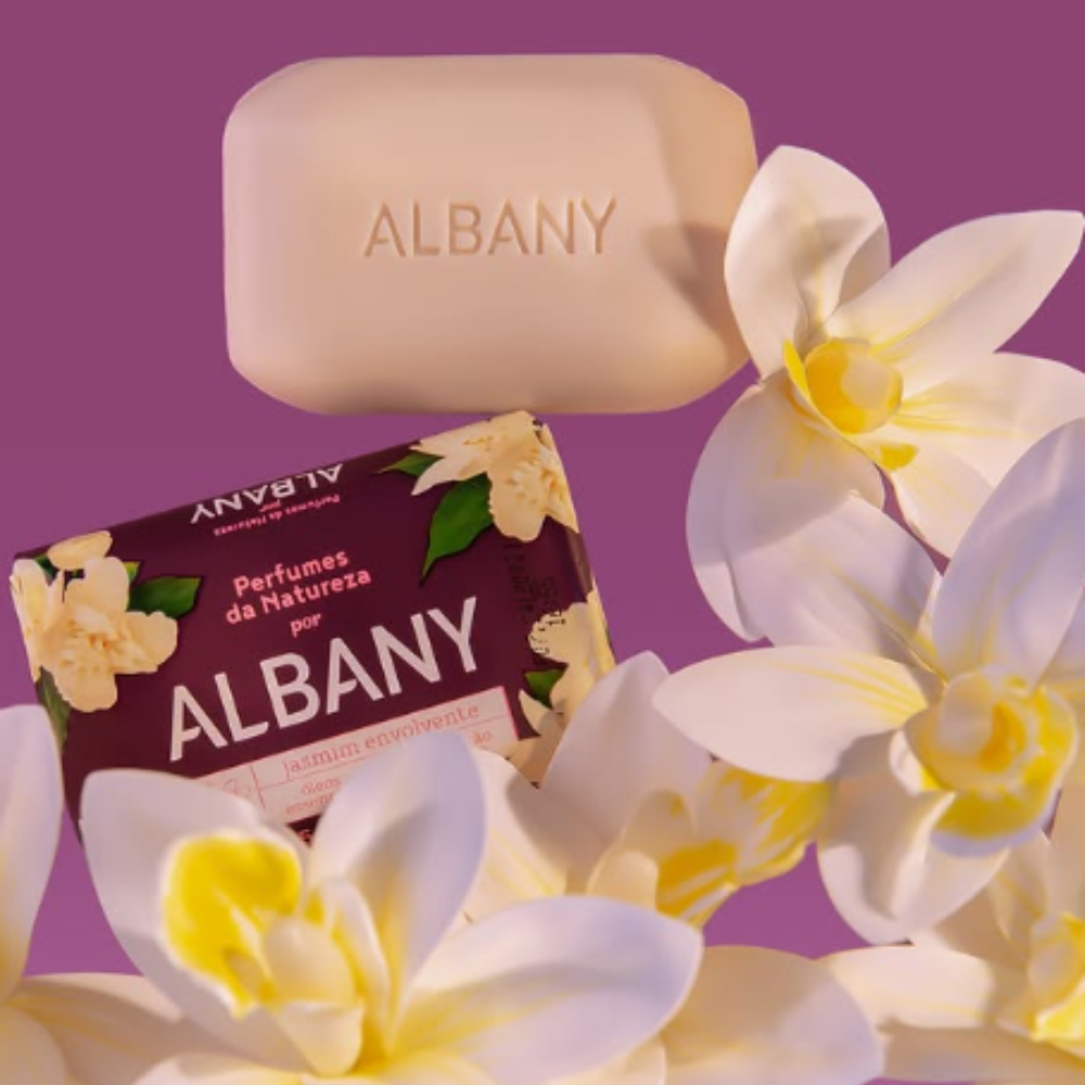 Sabonete em Barra Albany Perfume Jasmim 85 g