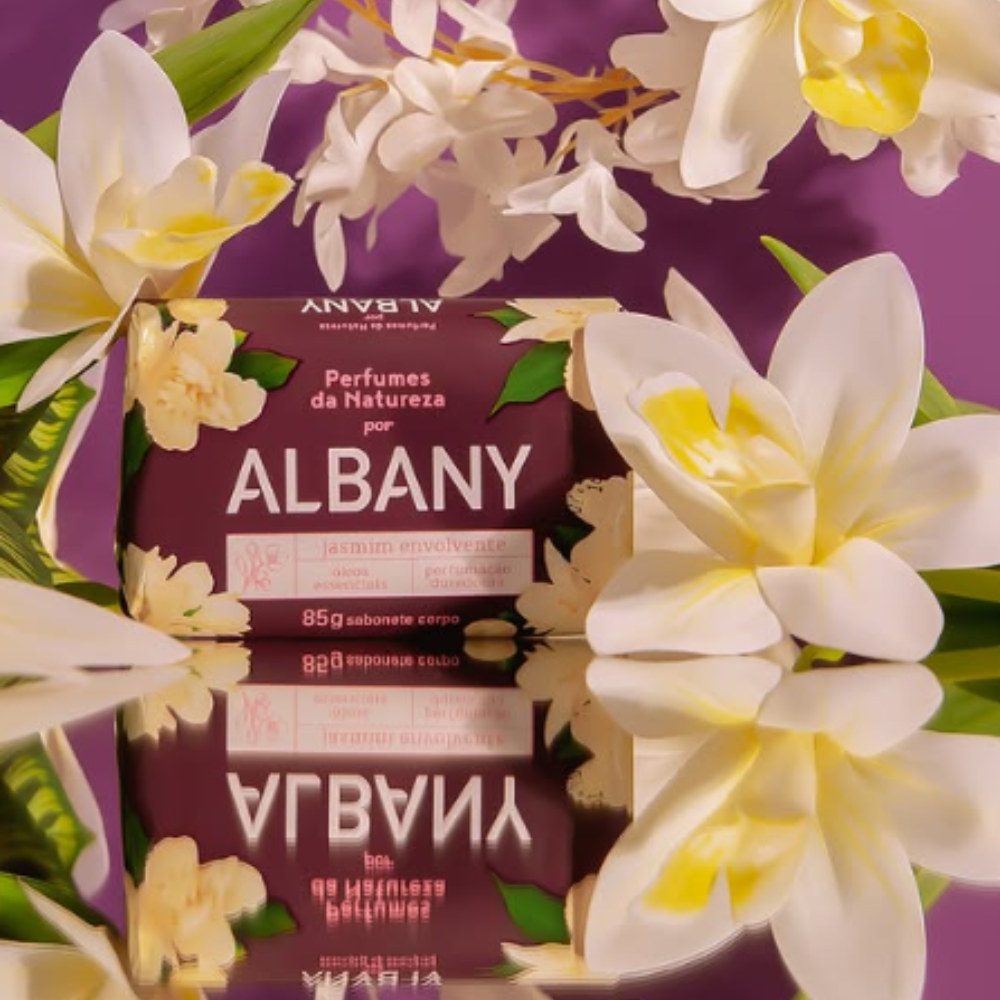 Sabonete em Barra Albany Perfume Jasmim 85 g