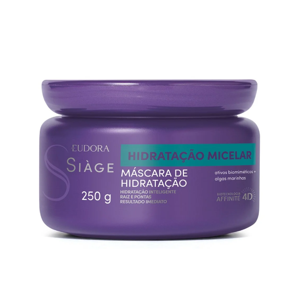 Máscara Capilar Eudora Siàge Hidratação Micelar 250 g