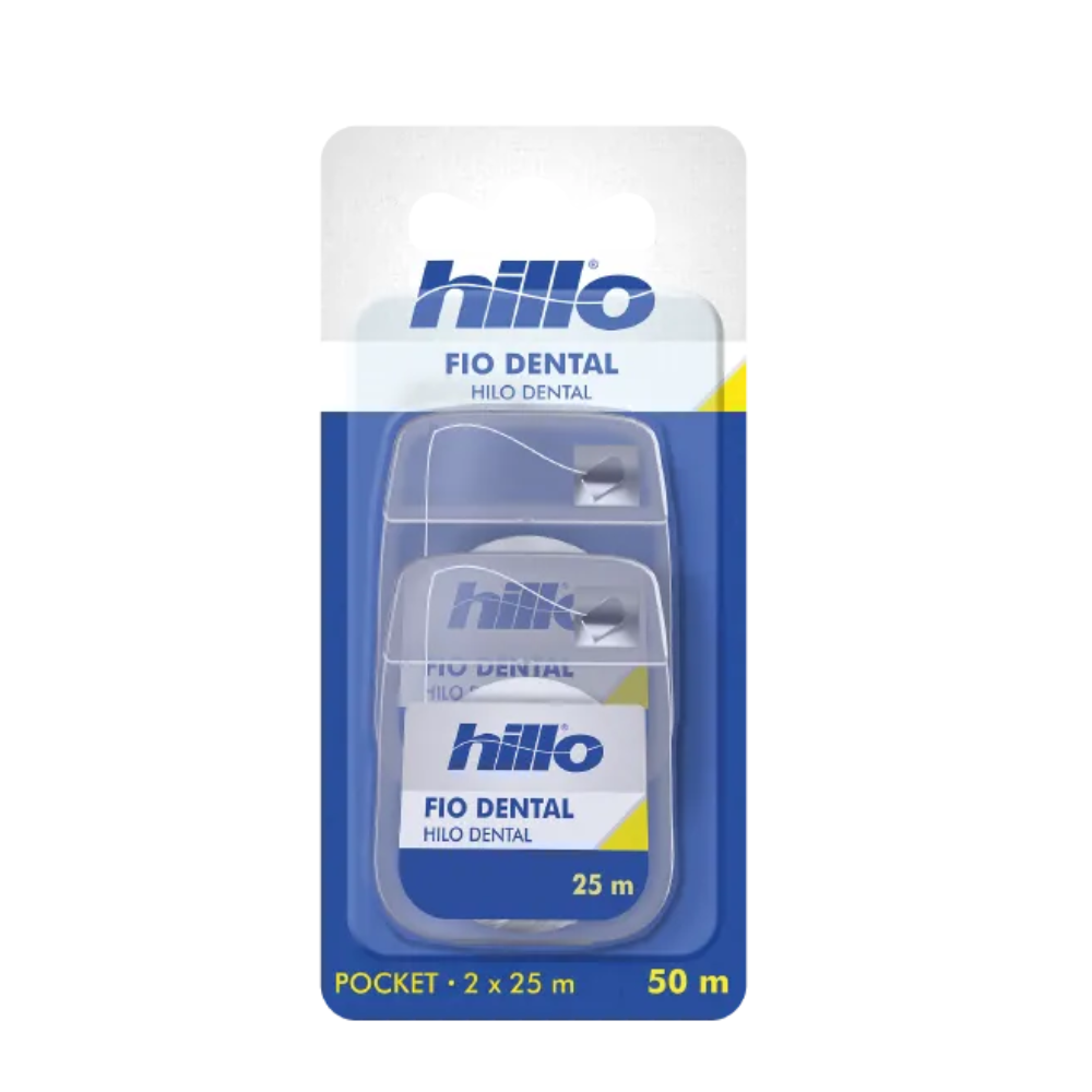 Fio Dental Hillo Pocket 2x25m Tradicional