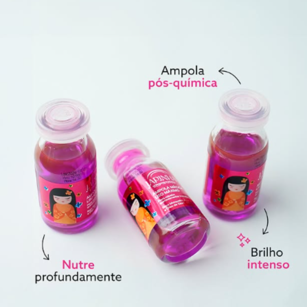 Ampola Japinha Liso Máximo 15ml
