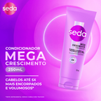 Condicionador Seda Mega Crescimento 250ml