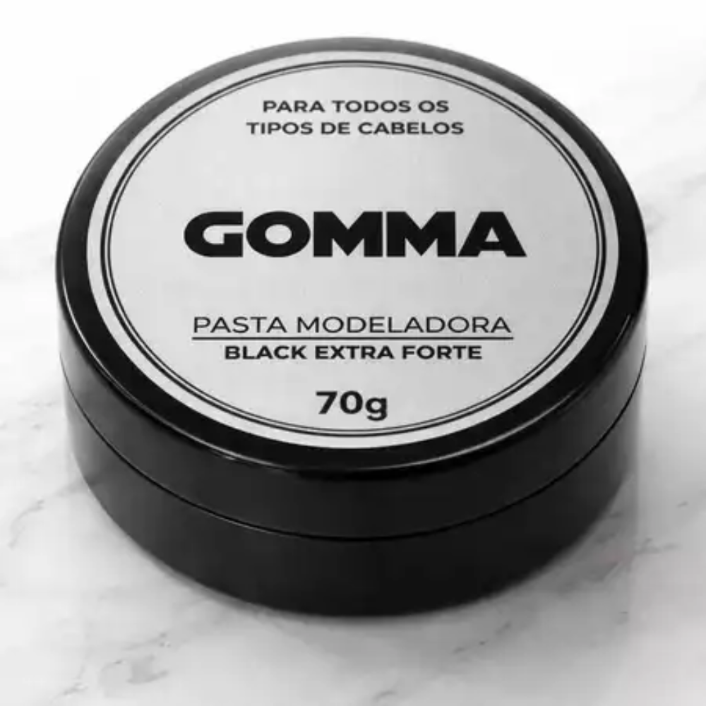 Pasta Modeladora Gomma Transparente 70 g Black