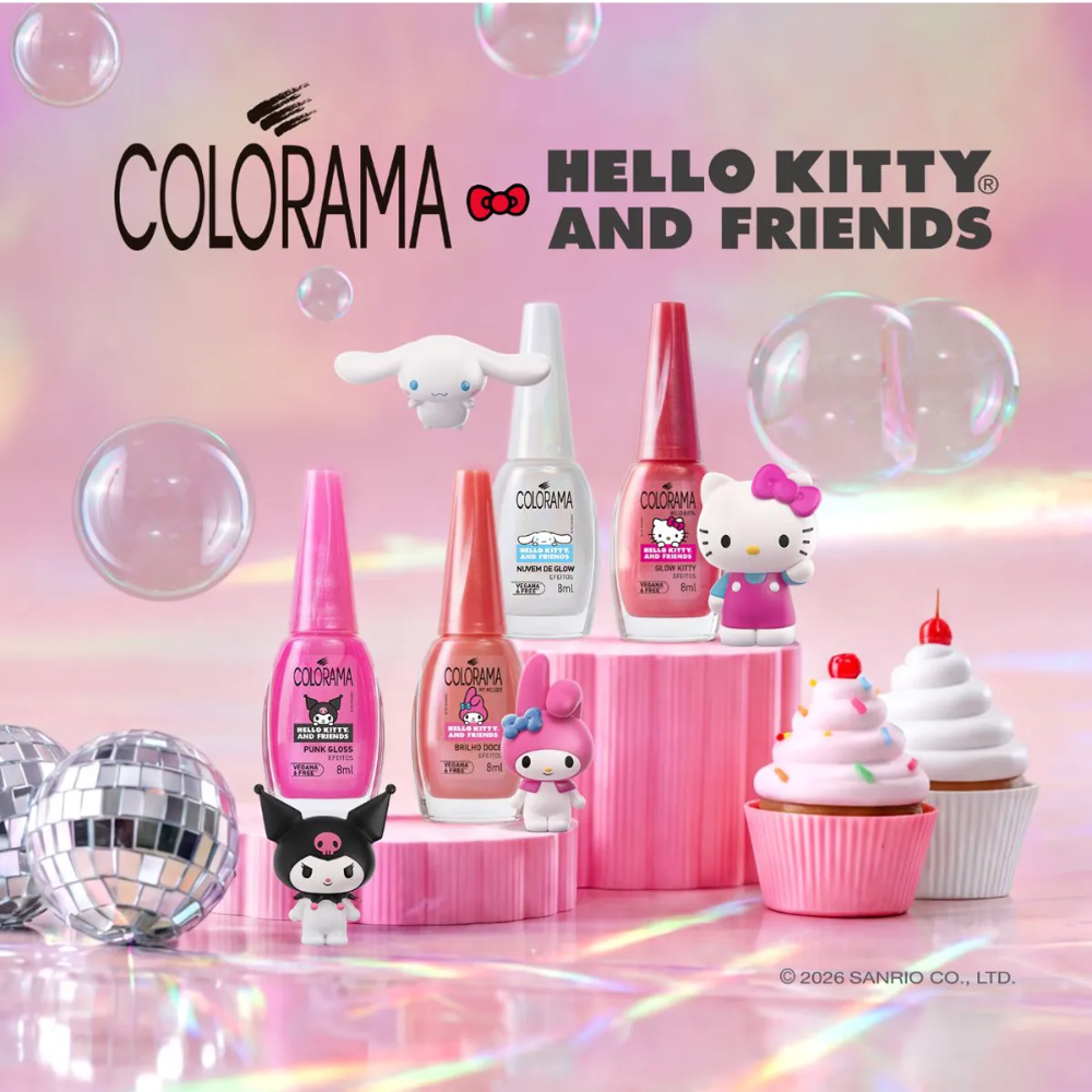 Esmalte Colorama Hello Kitty Brilho Doce 8ml