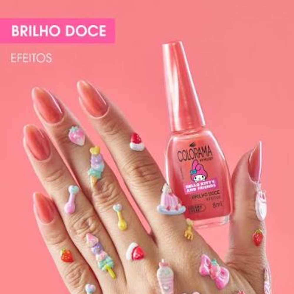Esmalte Colorama Hello Kitty Brilho Doce 8ml