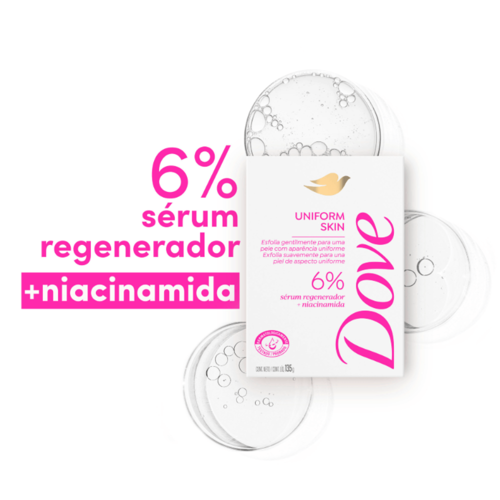 Sabonete em Barra Dove Uniform Skin 135g