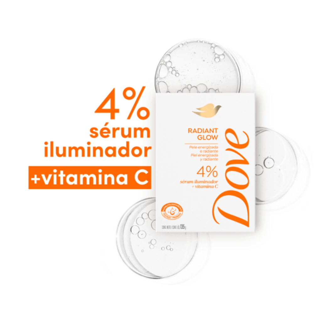Sabonete em Barra Dove Radiant Glow 135g