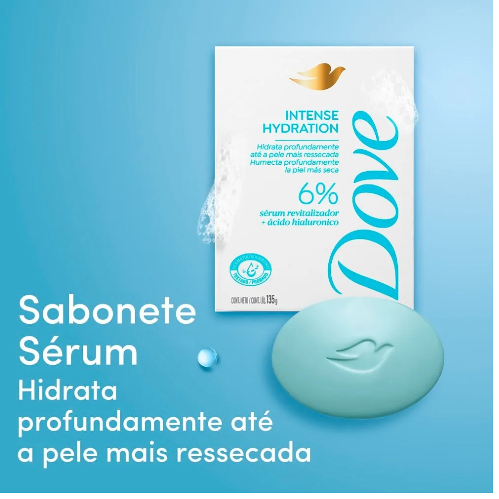 Sabonete em Barra Dove Intense Hydration 135g