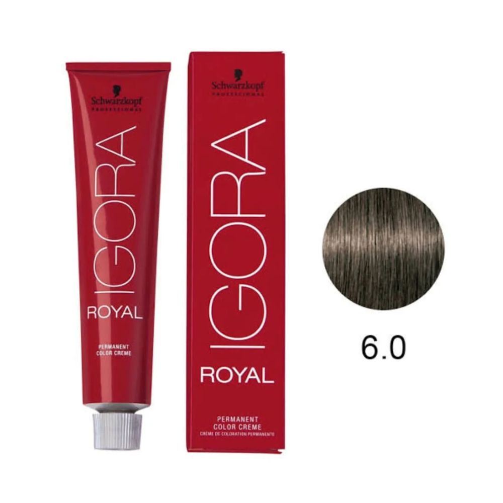 Coloração Igora Royal 6.0 Louro Escuro 60 g