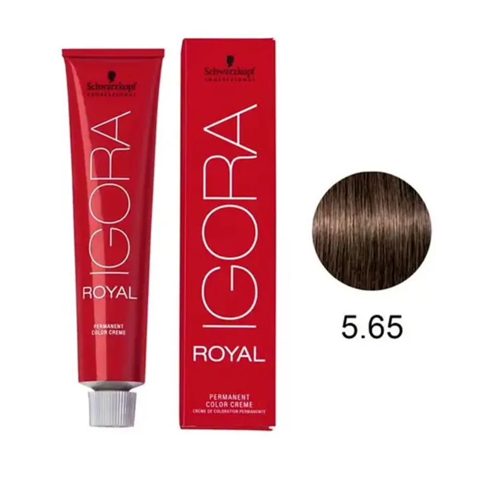 Coloração Igora Royal 5-65 Marrom Claro Café Dourado 60 g