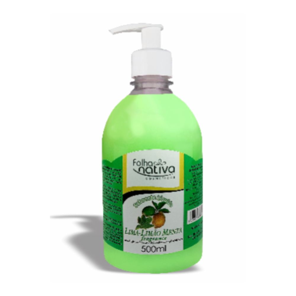 Sabonete Líquido Folha Nativa Lima Limão Menta 500 ml