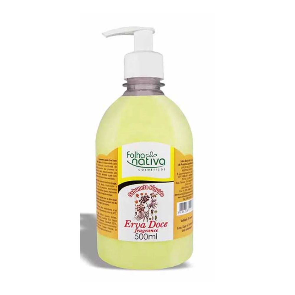Sabonete Líquido Folha Nativa Erva-Doce 500 ml
