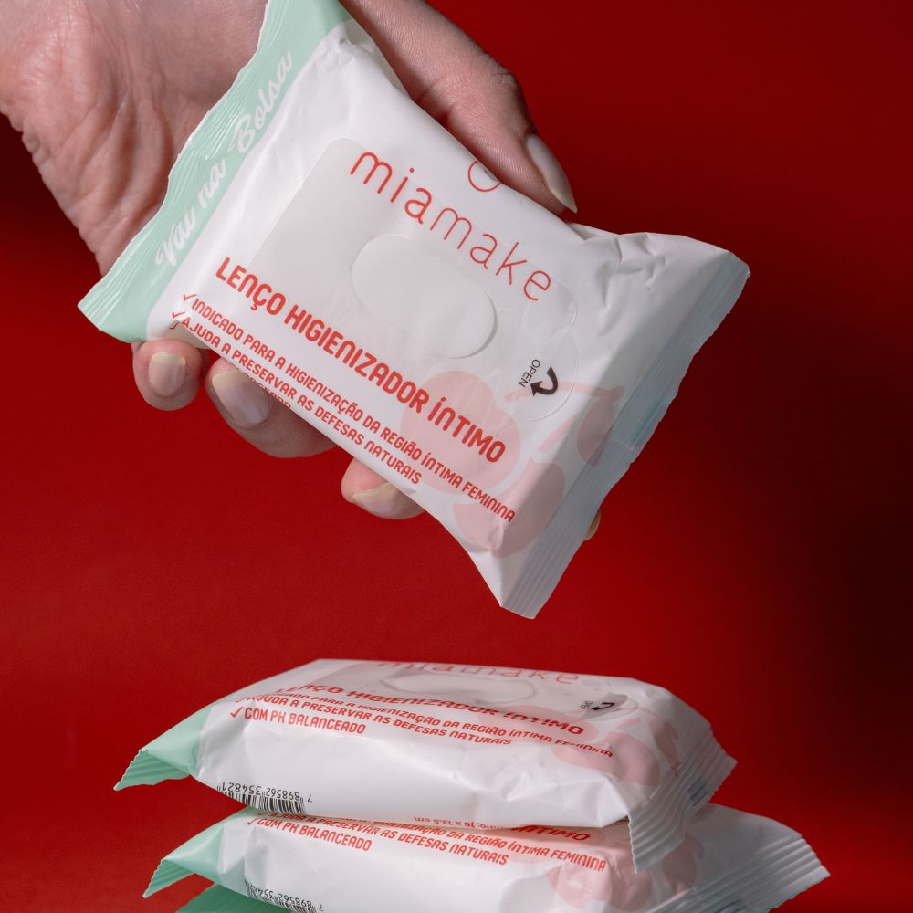 Lenço Higienizador Intimo Mia Make Pocket