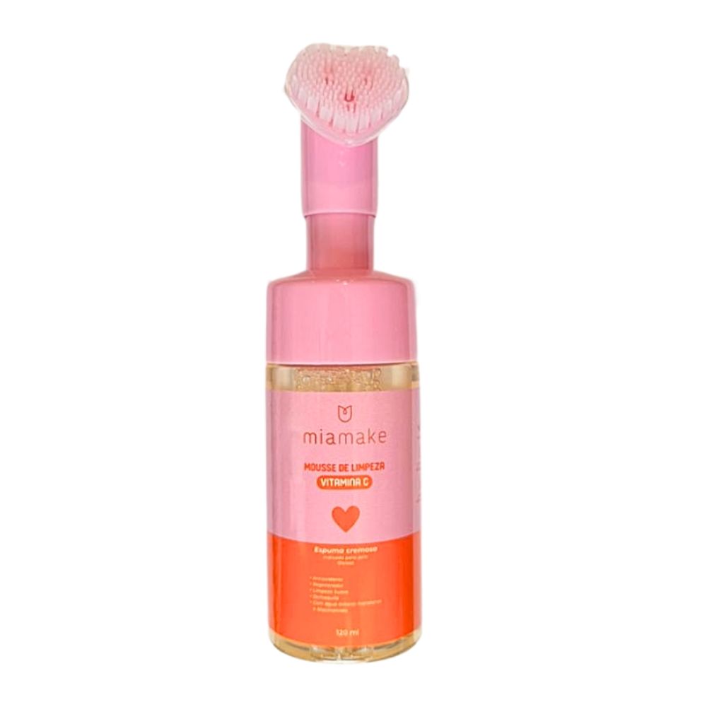 Sabonete Mousse Mia Make Coração Vitamina C + Niacinamida120ml
