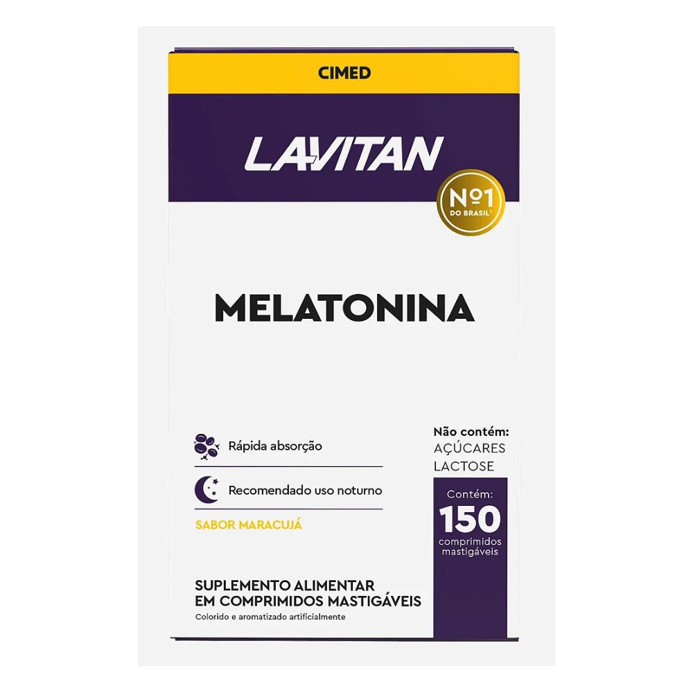 Lavitan Melatonina Maracujá com 150 Comprimidos