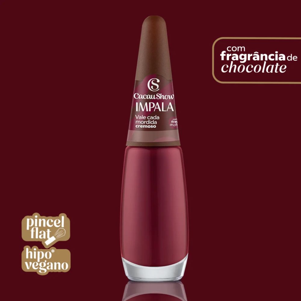 Esmalte Impala Cacau Show Cremoso Vale Cada Mordida 7,5ml